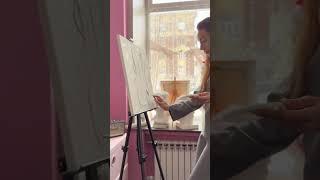 Бесплатный мастер-класс по этой картине  Записаться по ссылке в комментах  #живопись #интерьерка