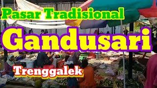 Pasar tradisional Gandusari Trenggalek Jawa Timur