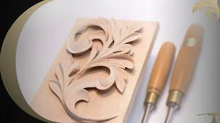 Carving Greek Style Acanthus Leaf - WOOD CARVING SCHOOL