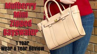 Mulberry Mini Zipped Bayswater | 1 Year Wear & Tear Review