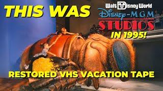 This Was Disney-MGM Studios Walt Disney World In 1995: Restored VHS Vacation Home Video Tape