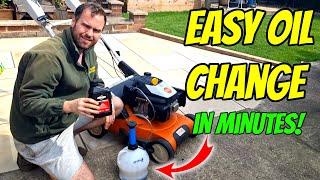 Use THIS to change Lawn Mower oil in under 3 Minutes!