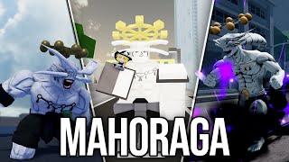 Using MAHORAGA In Different Roblox Anime Games