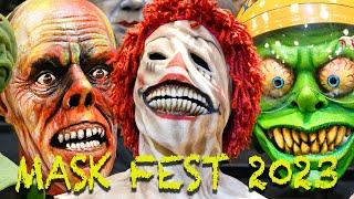 Halloween Masks Convention Walk Through 4k | MASK FEST 2023
