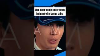 Alex Albon on the unfortunate incident with Carlos Sainz at the #canadiangp #f1