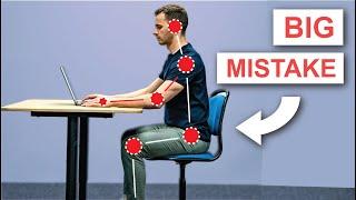 How to Sit Properly  - Desk Ergonomics