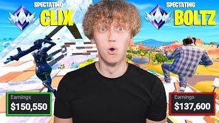 I Spectated TOP 100 PROS In Unreal Ranked Fortnite...