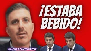 Alcalde  “DESMONTA” a Carlos Mazón y le ACUSA de “ESTAR BEBIDO” en su COMIDA SECRETA