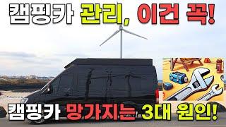 캠핑카 관리, 이거 모르면 진짜 큰일 납니다!  당신의 캠핑카를 지키는 필수 팁 공개!