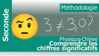 Méthodologie : comprendre les chiffres significatifs en physique-chimie