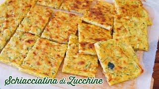 Schiacciatina di Zucchine - Pronta in 5 minuti - Ricetta Facile Life&Chiara