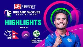 Nepal vs Irelands Wolves | Match 02 | Highlights