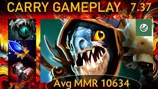 ⭐ 7.37 Slark |KDA - 35 KP - 81%| New patch Carry Gameplay - Dota 2 Top MMR