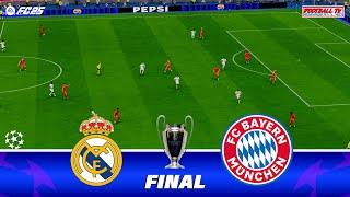 Real Madrid vs Bayern Munich - Champions League 2025 Final | Ft. Mbappe Vinicius Kane | FC 25 Game