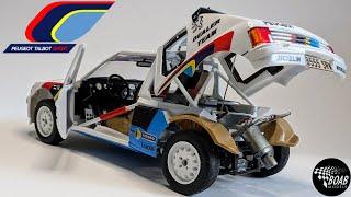 Peugeot 205 T16 rally car - Scratch Building & Improving the 1/24 Heller Model kit