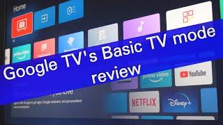 Basic TV mode review on TCL C745 2023 TV