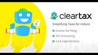 ClearTax Software Live Demo All in One kit (GST, ITR, TDS) .