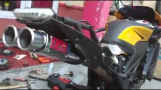 Yoshimura USA Tornado Custom for Minerva Megelli 250cc BY : TEAM-D MUFFLER INDONESIA