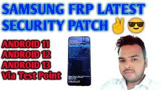 SAMSUNG FRP LATEST Android version 11, 12' 13 by Test Point #Gsm #Nadeem