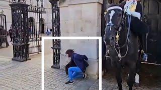 ORMONDE DESTROYS CHINESE TOURIST - WHO RECOILS AND FALLS TO THE GROUND at Horse Guards!