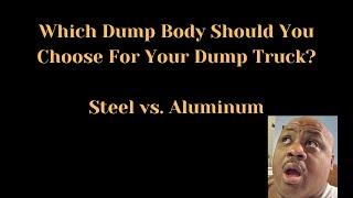 Which Dump Body Should You Choose For Your Dump Truck? #dumpbody  #dumptruck