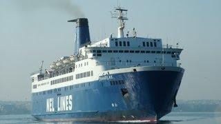 Theofilos arrival at Thessaloniki's Port