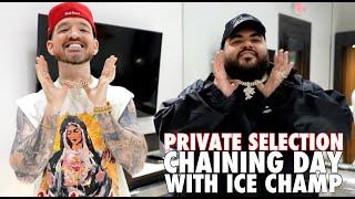 WE BOUGHT  RAPPER CHAINS PRIVATE SELECTION GOES TO ICE CHAMP !!!