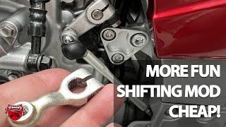 CHEAP Fun Shifting Mod for Yamaha FJR1300 With R1 Shifter Arm