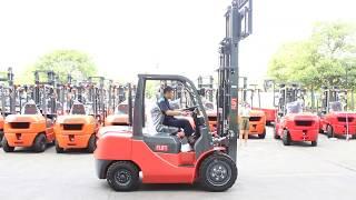 FLIFT 3.5 ton diesel forklift with duplex mast and Japanese engine Side shift