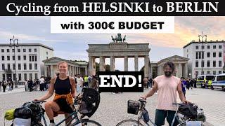 HELSINKI to BERLIN with 45 years old Vintage Bike, 300€ BUDGET/ fixing glasses with tree branches