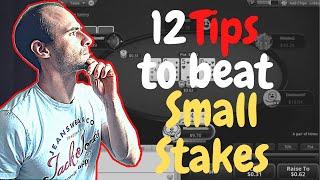 12 Beginner Tips on how to beat Small Stakes in Online Poker