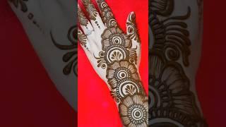 New arabic backhand mehndi design | easy mehandi #shorts #short #mehndi #mehandi #mehndidesigns