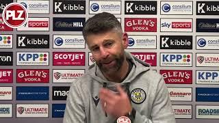 STEPHEN ROBINSON FULL Press Conference I St Mirren STOP Unbeaten Aberdeen League Run