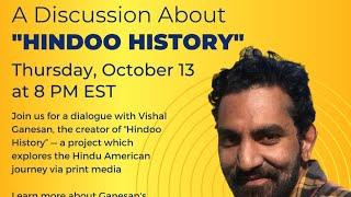 CoHNA presents “Hindoo History” with Vishal Ganesan