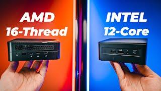 The END of 'BIG OFFICE PC' Era!? | 16-thread Intel vs AMD mini PCs