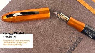 Conklin Nozac Classic 125th Anniversary Limited Edition Fountain Pen Unboxing