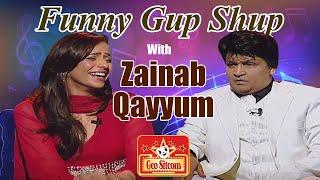 Funny Gup Shup with Zainab Qayyum | The Shareef Show | Comedy King Umer Sharif | Geo Sitcom