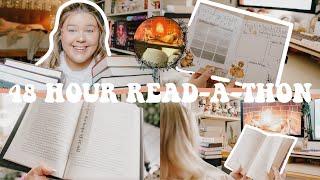 how many books can I read in 48 hours? | reading vlog (featuring Katie is Reading!!)