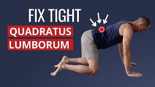 How to Fix a Tight & Painful QUADRATUS LUMBORUM (Stretching Isn't It!)