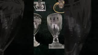 Блошиный рынок. Старинное царское стекло начало 19 века.#shorts