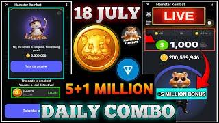 Hamster Kombat Daily Combo 18 July | Hamster Kombat Daily Cipher Code 18 July | Daily Cipher Today