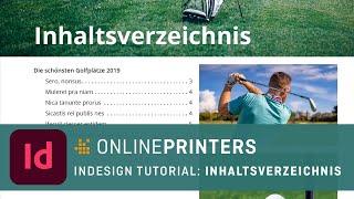 InDesign: Inhaltsverzeichnis anlegen – Basics Tutorial