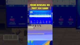 He just bowled his first 300 game #short #sports