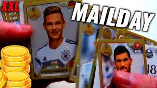 Goldene WM STICKER!!  Riesen Mailday Video | PacksUnited