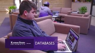 Discover K-State Libraries: Databases