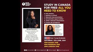 STUDY IN CANADA - FULLY FUNDED SCHOLARSHIPS,ADMISSIONS,SCHOOL AND JOB PROSPECTS