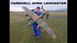 FAREWELL Avro Lancaster V3 "Dumbo" British WWII Heavy Bomber (1320mm) Maiden flight & Crash