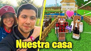 Mi MUNDO survival con mi ESPOSA en minecraft 