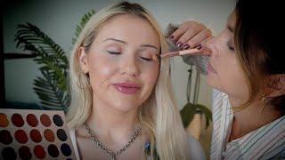 ASMR Real Person Makeup Foundation | Eyebrows, Scalp, Face & Skin | Soft Spoken Sleep Aid
