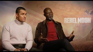 Djimon Hounsou & Staz Nair Talk 'Rebel Moon - Part One: A Child Of Fire'